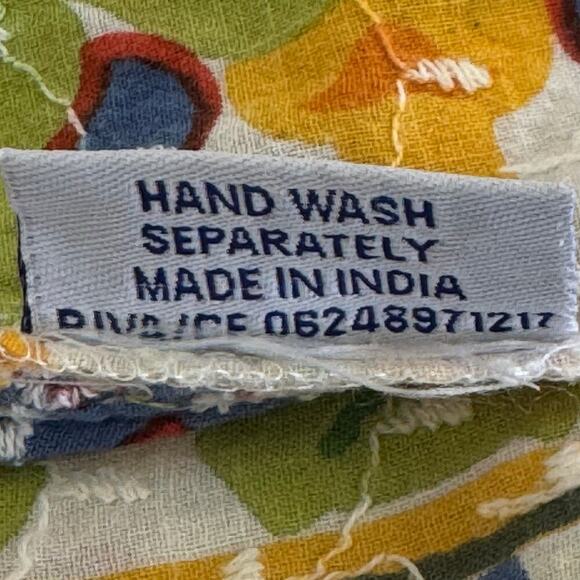 COLORI DI MARE Beachwear Cover-Up Kaftan Embroidered Beaded Tunic Mini Dress  L - Picture 11 of 14